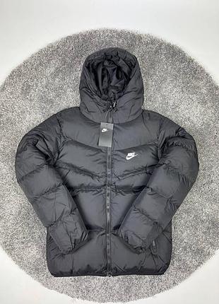 Пуховик чоловічий nike storm-fit чорний