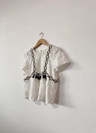 Котонова блуза zara🌿
