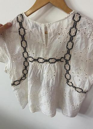 Котонова блуза zara🌿 5