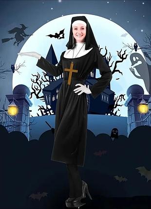 Хеллоувін halloween костюм монашки еротичний сексуальний рольовий ігровий костюм