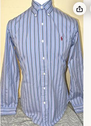 Polo ralph lauren чоловіча сорочка, рубашка в смужку, брендова сорочка, рубашка