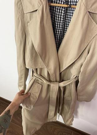 Котоновий тренч zara🌿 3