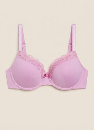 Бюстгальтер уплотненный классический базовый сток m&amp;s collection 32c 70c