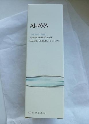 Маска для обличчя ahava time to clear purifying mud mask 100 ml