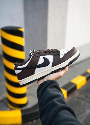 Nike dunk low next nature brown/white 2