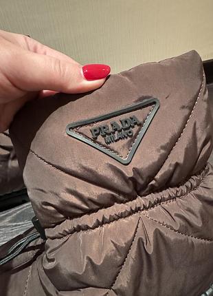 Зимові сапоги prada nylon puffer boots 3