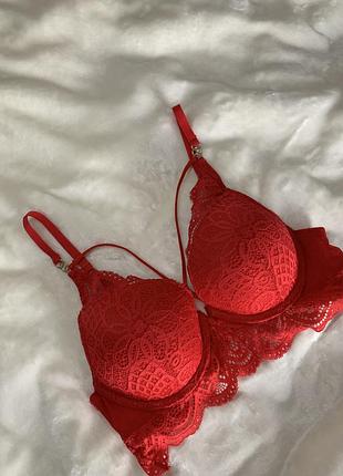 Яскравий червоний бюстгальтер primark ❤️‍🔥