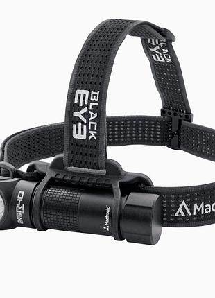 Налобный фонарь 4000 лм usb-c для тактических задач 1 шт черный mactronic mc-12403