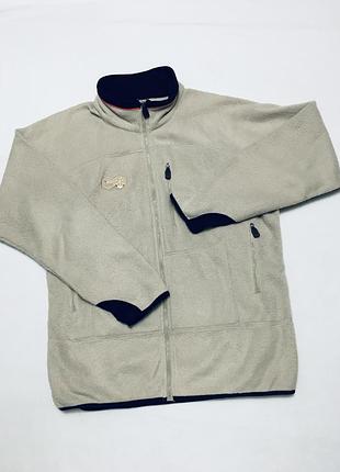Флісова куртка fila f.i.s.i italy оригінальна вінтажна тедді мʼяка та тепла курточка вітровка