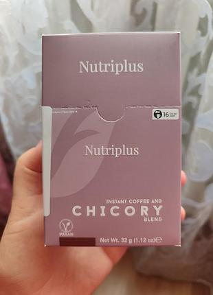 Диетическая добавка кофе с цикорием nutricoffee nutriplus, 16 шт