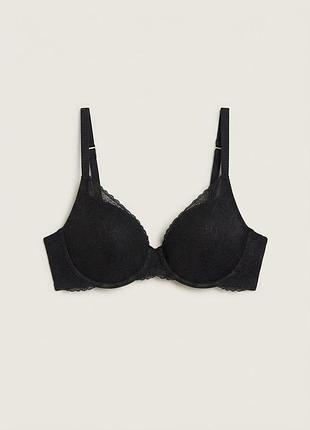Бюстгальтер ущільнений класичний базовий сток m&s collection 32c 70c