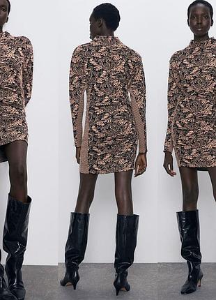 Сукня zara жакардова