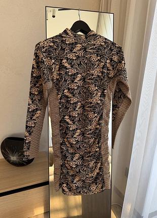 Сукня zara жакардова 2
