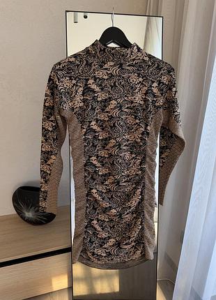 Сукня zara жакардова 3
