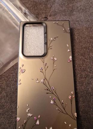 Чохол samsung galaxy s22 ultra з квітковим принтом