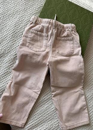 Джинси для дівчаток zara рожеві 4