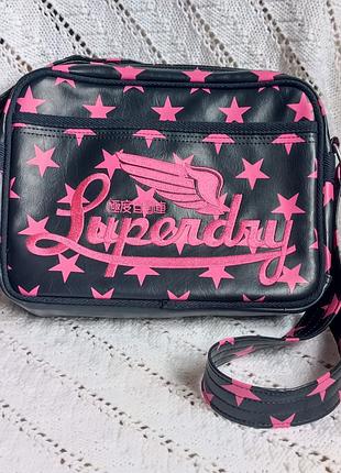 Оригинальная винтажная сумка superdry black label luggage