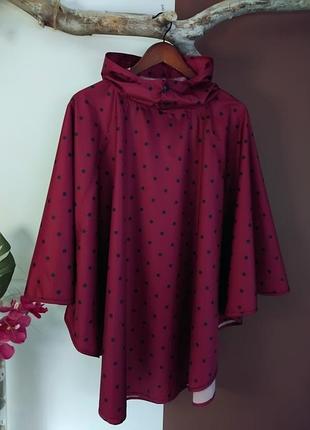 Дождевик пончо laura ashley женский плащ пончо в горох