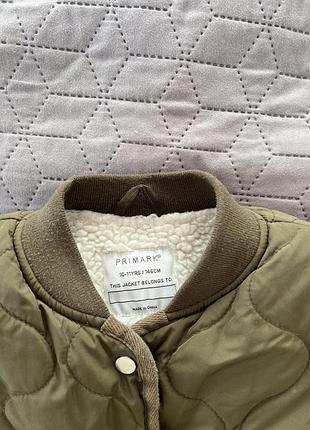Куртка для підлітків primark хакі стьобана 4