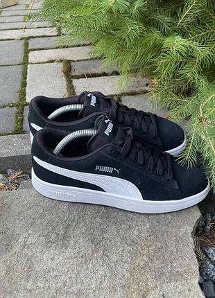 👟 puma smash v2 - натуральная кожа, р. 36, стелька 23 см