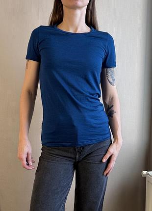 Жіноча футболка icebreaker merino wool / спортивна мериносова футболка s