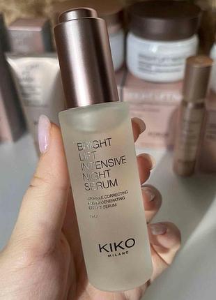 Kiko bright lift intensive night serum сироватка для обличчя