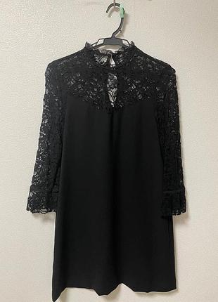 Платье zara черное