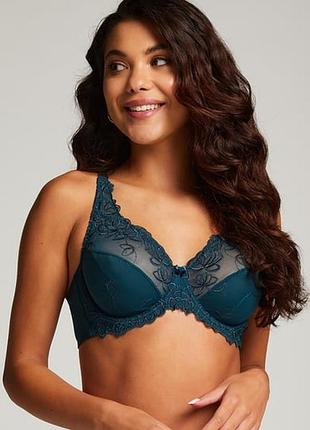 (л) бюстгальтер на косточках от hunkemoller 70f / 70е