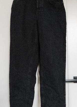 Джинсы женские h&amp;m черные мом