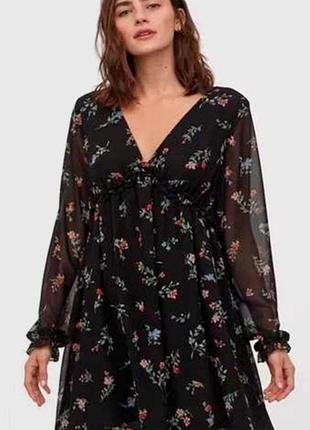 Шифоновое платье платья h&amp;m,m 2