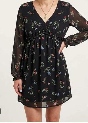 Шифоновое платье платья h&amp;m,m