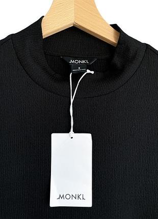 Женское черное платье миди monki 5