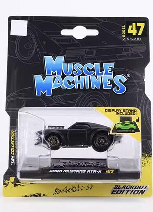 Металлическая модель автомобиля ford mustang ata-x 1:64
