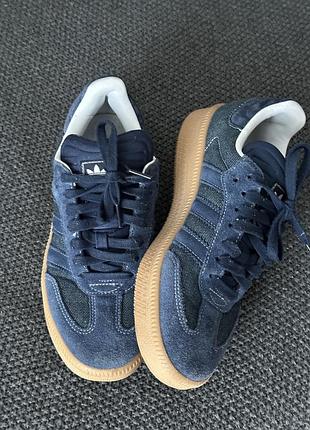 Кросівки чоловічі adidas originals samba xlg сині,