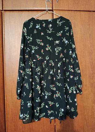 Шифоновое платье платья h&amp;m,m 6