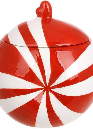 Керамічна банка для солодощів "candy" 1200мл з гномами