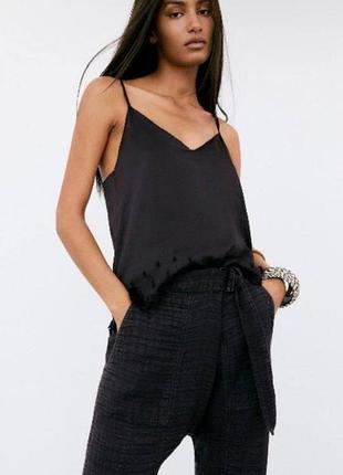 Zara джогери з еластичними манжетами та ремінцем