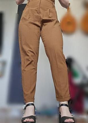 Штани бежеві bershka 4