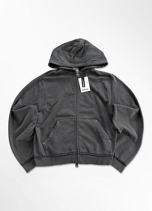 Bershka zip hoodie сіра зіпка зіп худі кофта світшот sweatshirt бершка