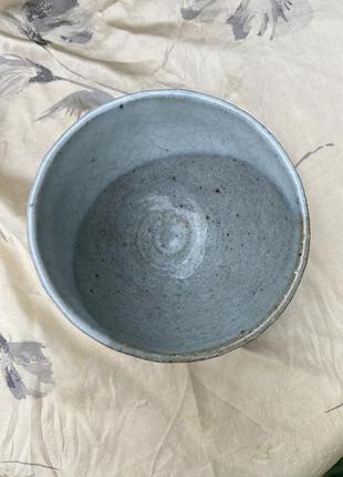 Аутентичная японская чаша теляван (chawan) для порошкового чая матча.