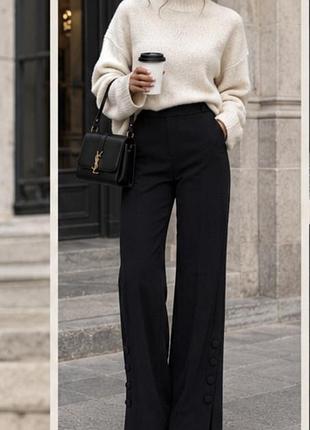 Брюки zara чорні