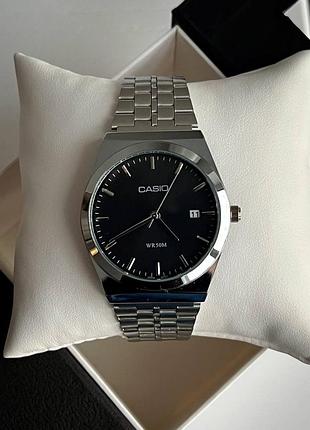 Годинник casio сталевий унісекс