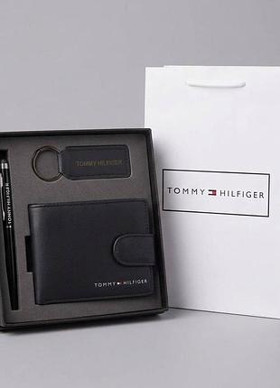 Кошелек tommy hilfiger мужской цвет черный, кошелек томми хелфигер, tommy hilfiger, портмоне tommy, черный кошелек