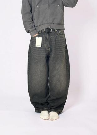 Широкі джинси bershka barrel jeans бершка супер беггі баррел baggy