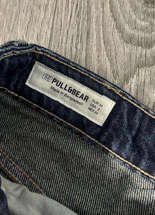 Джинси сині жіночі pull&bear 2