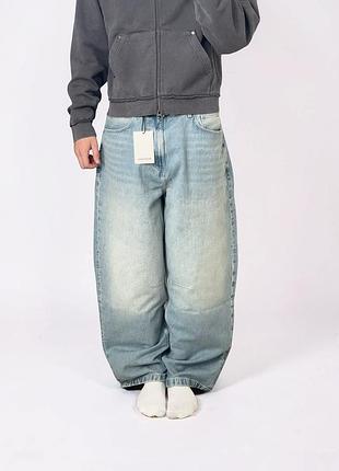 Широкі джинси bershka barrel jeans бершка супер беггі баррел baggy