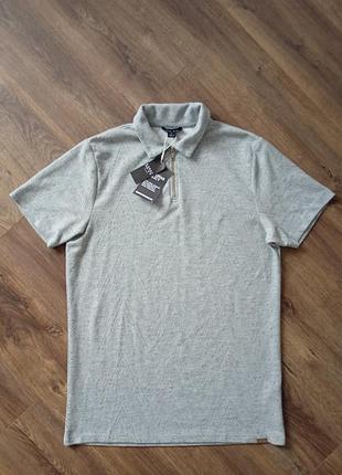 Брендовая футболка поло boohoo.