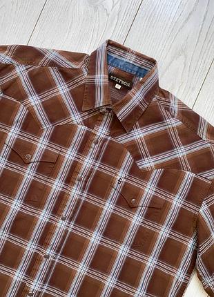 Мужская рубашка stetson size l стан великолепен 2