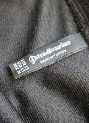 Черная сетчатая юбка stradivarius 5