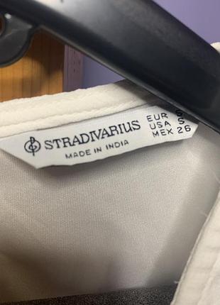 Жіноча блуза stradivarius біла розмір s 4
